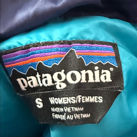 Patagonia Nano Puff Vest Sz S Women’s Jeweled Blue Bright Teal - Picture 4 of 6